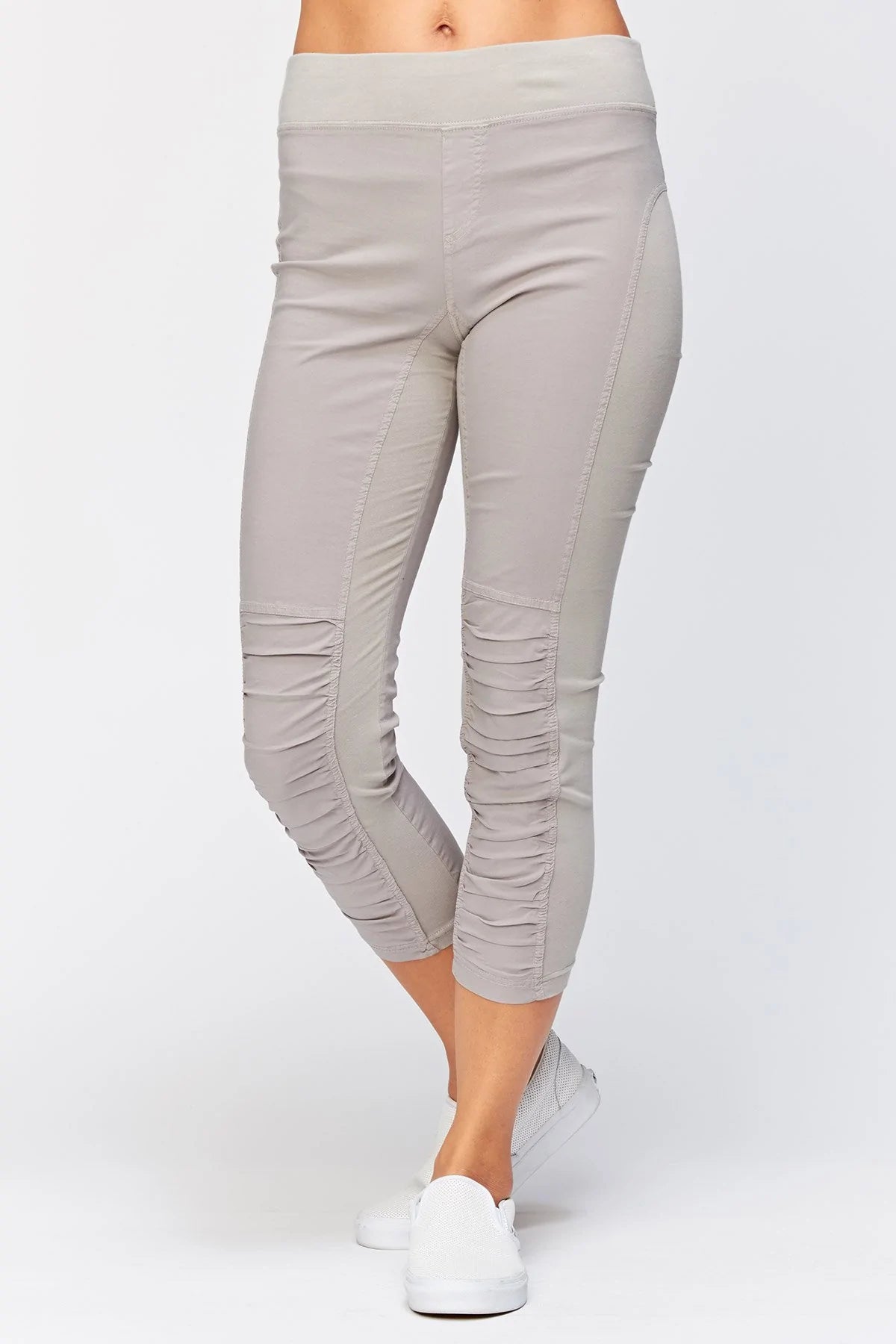 Jetter Crop Legging - Grey Mist