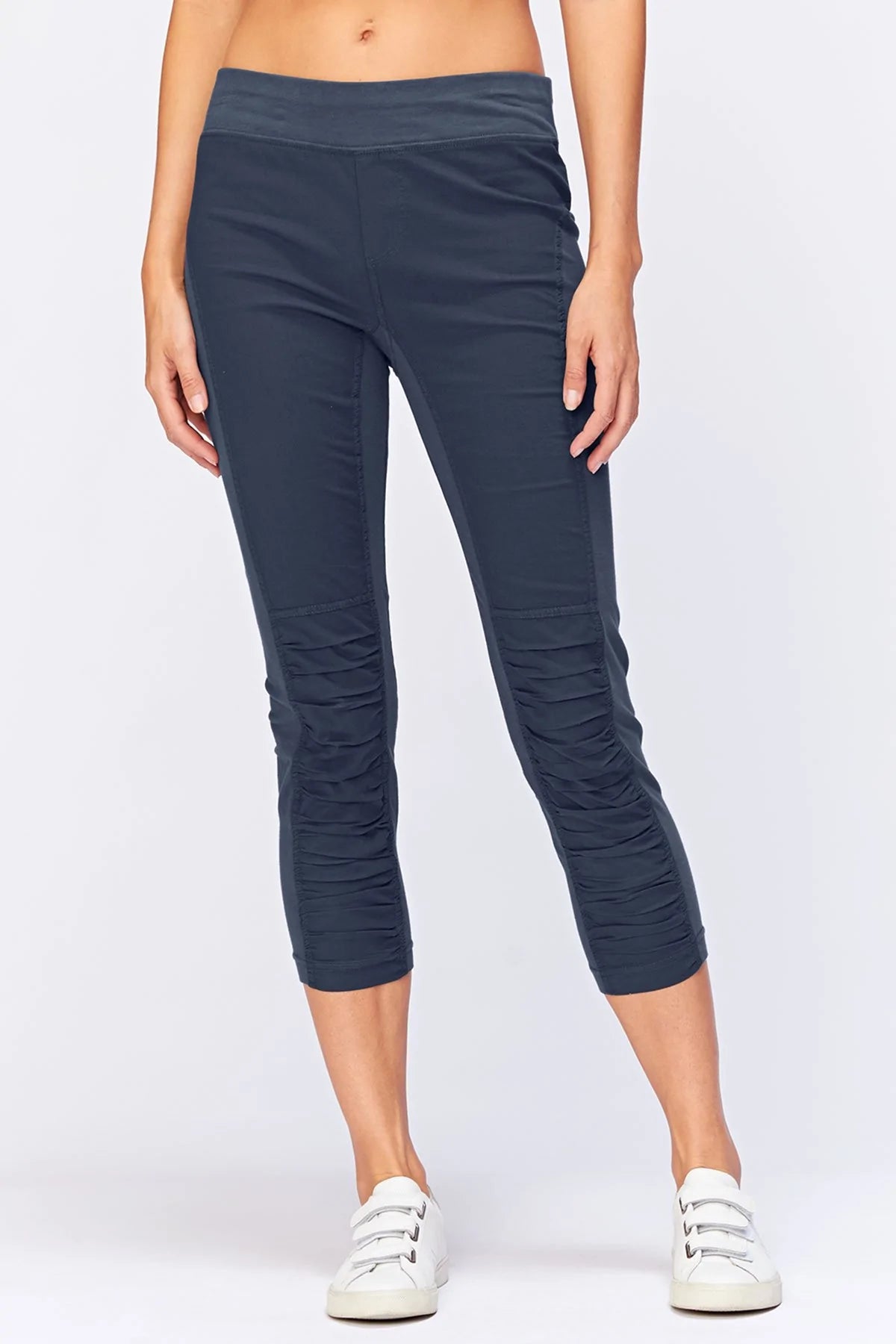 Jetter Crop Legging - Navy