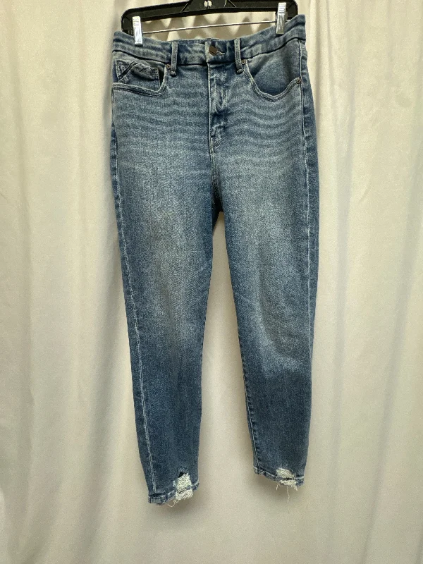 Jeans Straight By Buckle Black In Blue, Size: 12