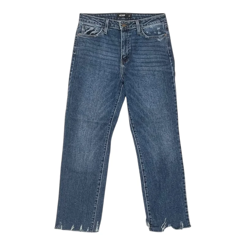 Jeans Straight By Just Black In Blue Denim, Size:8