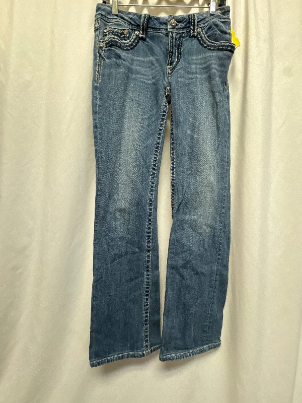 Jeans Straight By Miss Me In Blue, Size: 10