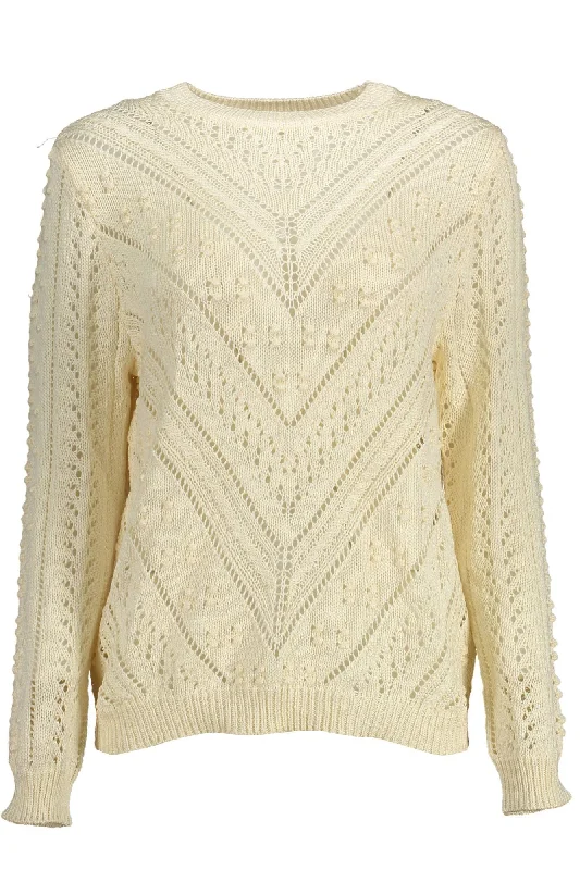 Kocca Elegant Crew-Neck Embroide Women's Sweater