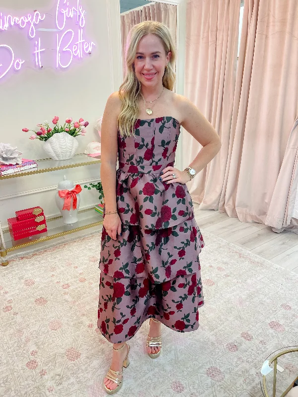 Rumi  Floral Midi Dress