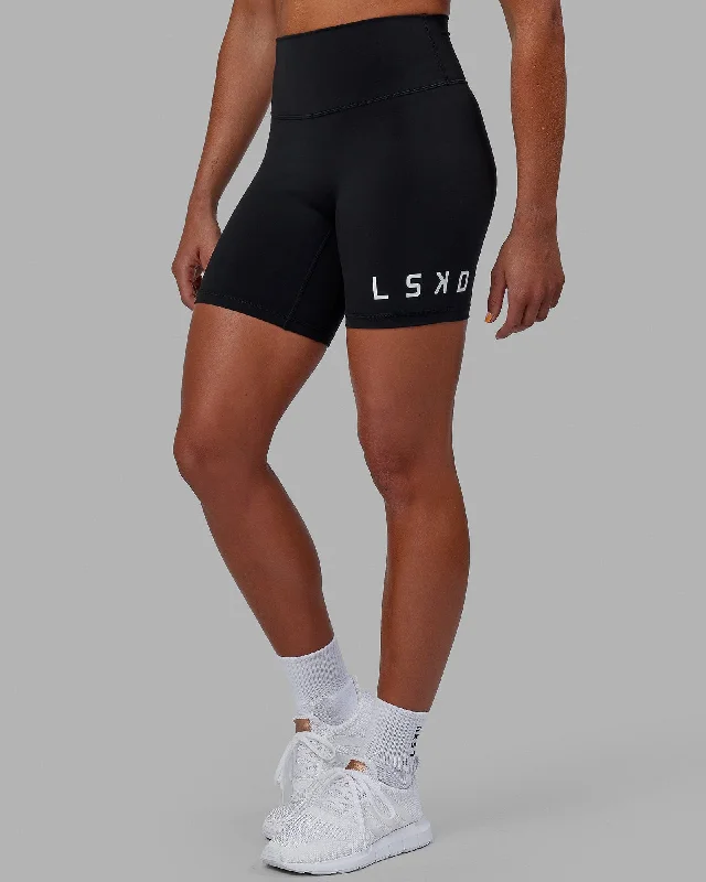 Evolved Mid-Length Shorts - Black-White