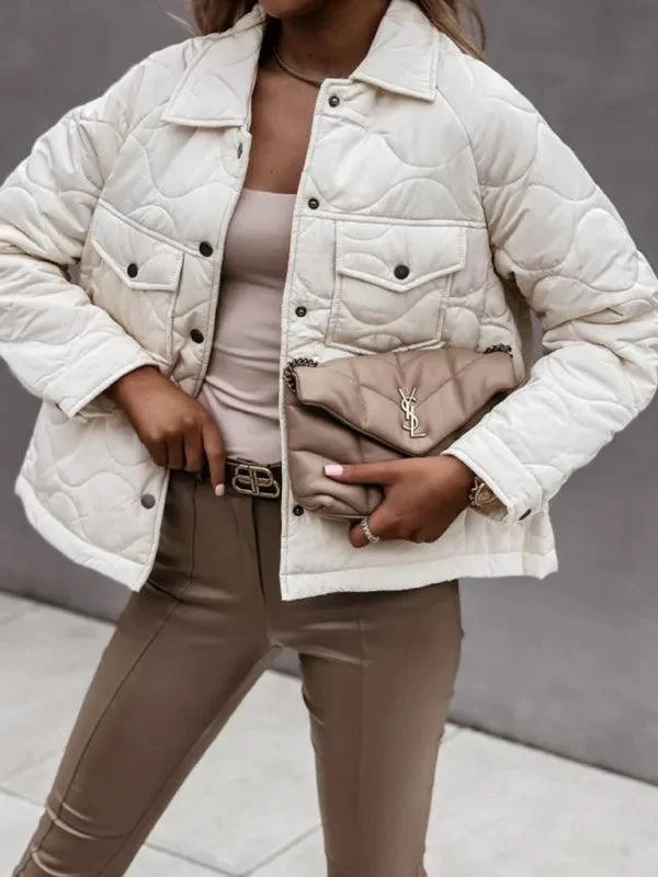 Stylish Loose Buttoned Women Jacket