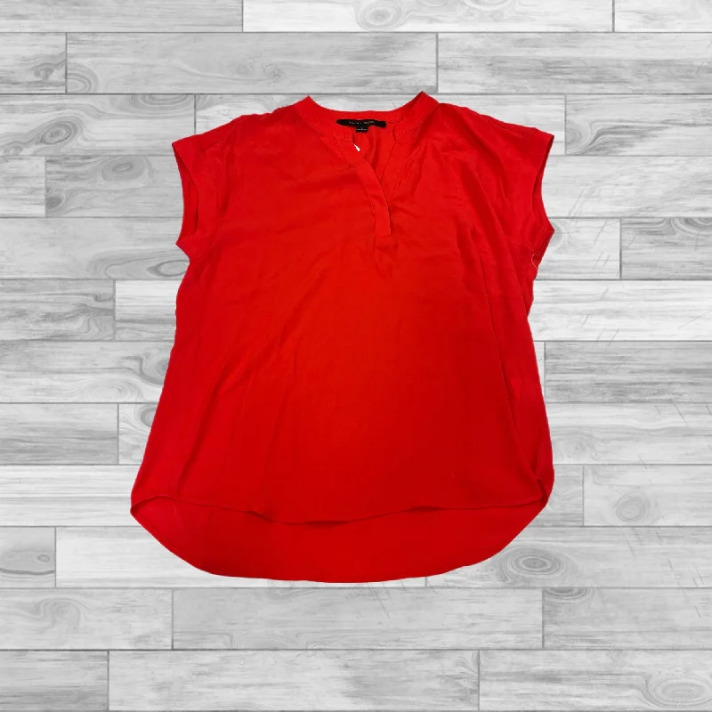 Top Short Sleeve By Cynthia Steffe In Red, Size: L