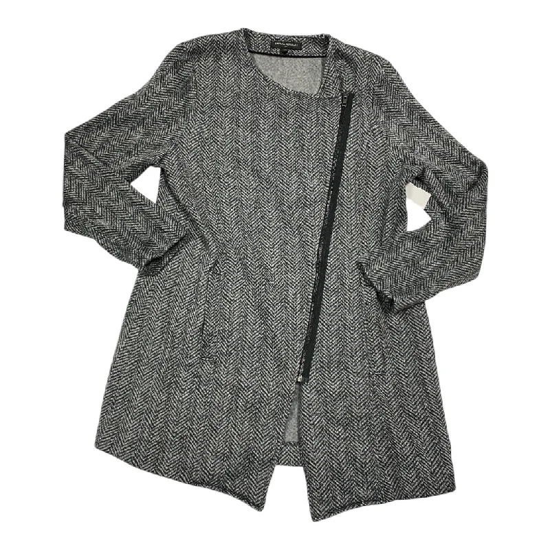 Blazer By Banana Republic In Black & Grey, Size: L