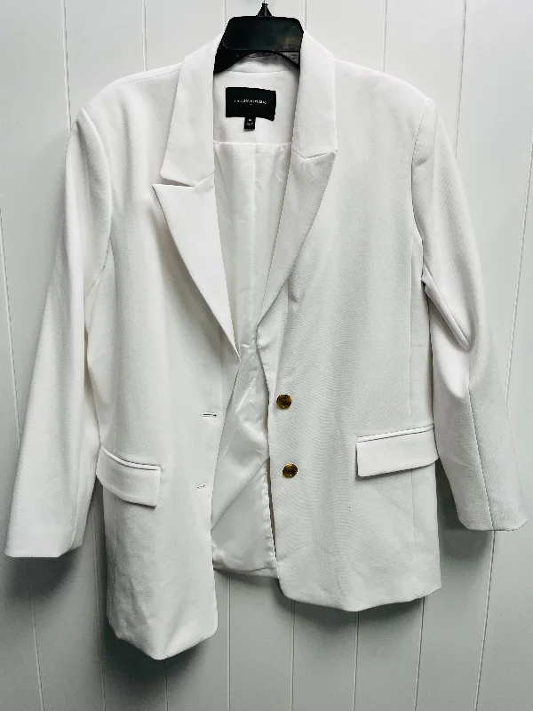 Blazer By Banana Republic In White, Size: 14